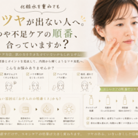 三田市で化粧水を重ねてもツヤが出ない大人肌に、つや不足ケアの正しい順番とポイントを解説するアイキャッチ画像
